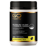 Fish Oil 1 a day + Vitamin D3 (Go Healthy NZ)